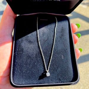 Tiffany & Co. Diamond Necklace on Platinum Chain